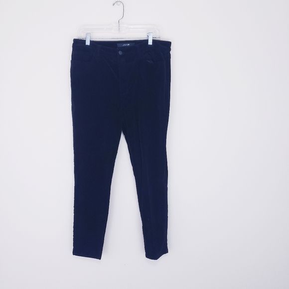 Joe's Jeans Black High Rise Skinny Velvet Pants Size 32 - Picture 4 of 9